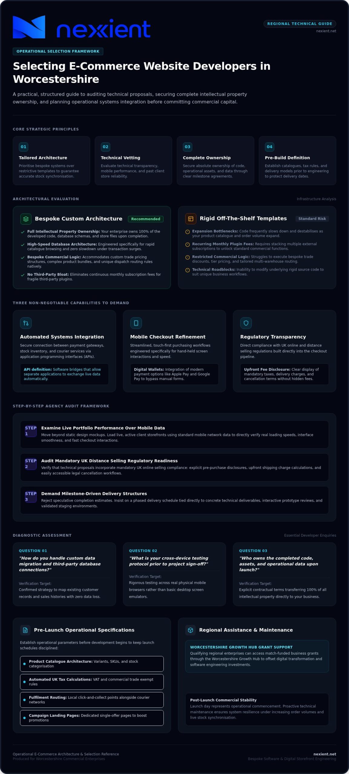 E-Commerce Website Developers in Worcestershire: The 2026 Selection Guide