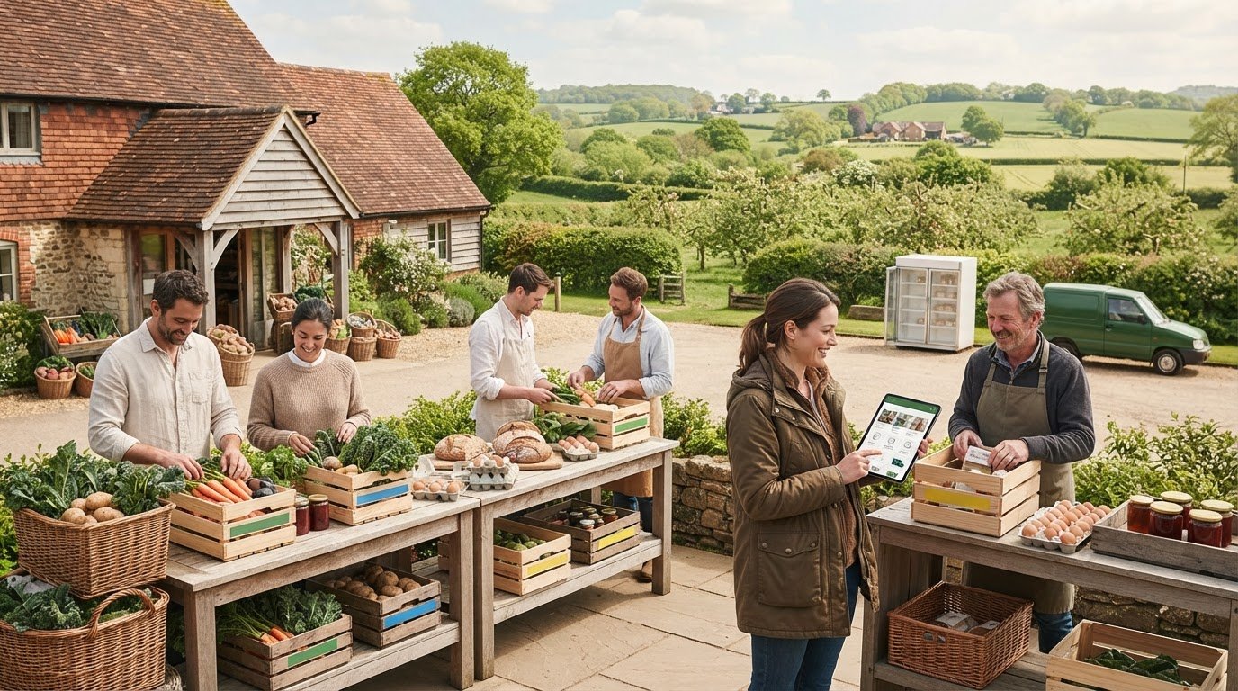 E-commerce for UK farm shops: online orders and collection